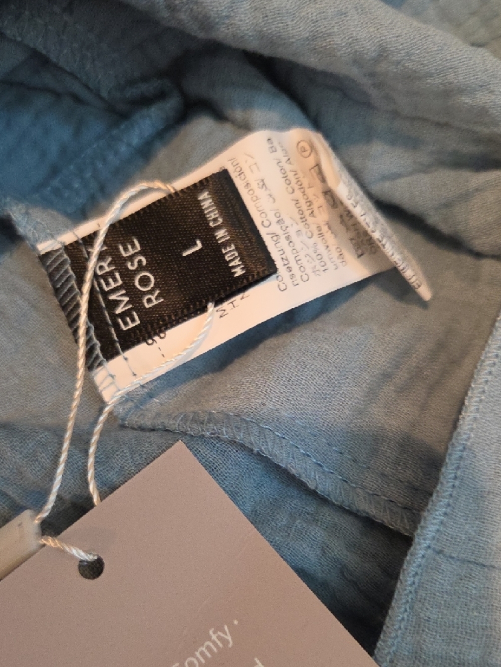 Relaxed Light Blue Tiered V-Neck Midi Dress - Picture 4 of 7